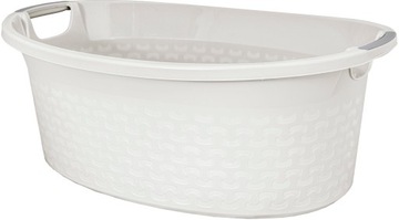 BRANQ - Duża miska plastikowa - na pranie - Wanienka - 79 cm - 60 L