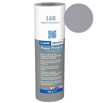 FUGA FRESCA ULTRACARE 160g MAPEI farba poliuretanowa 168 błękit ceruleum