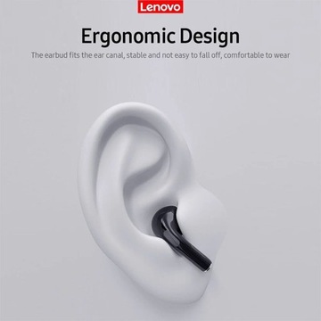 Беспроводные Bluetooth-наушники-вкладыши LENOVO HT38, белые