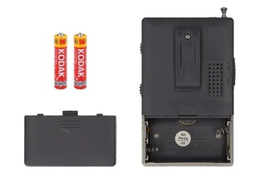 МИНИ-ПОРТАТИВНОЕ AM FM-РАДИО + 2 батарейки АА