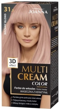 Joanna Farba do Włosów 31.5 Różany Blond Color 3D