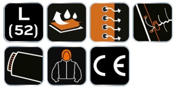 Дождевик ПУ/ПВХ, EN 343, размер L