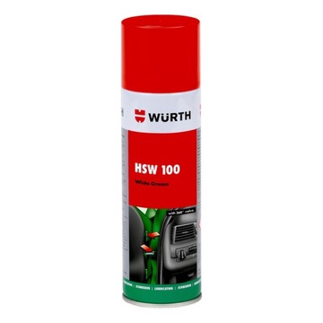 SMAR PÓŁSTAŁY BIAŁY WURTH HSW100 500ml SAMOCHODOWY