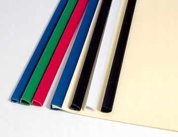 Полоски Прижимные корешки выдвижные, черные, 15 мм, по 50-80 листов в упаковке. 50 штук