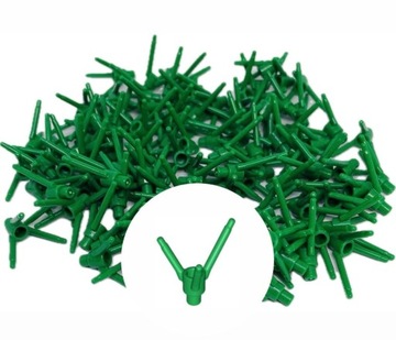 LEGO Roślina 100szt. Trawa Łodyga Green Zielony 24855