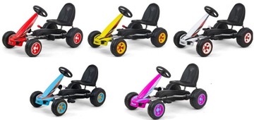 КАРТ С ПЕДАЛАМИ ДЛЯ ДЕТЕЙ VIPER БОЛЬШИЕ КОЛЕСА РЕГУЛИРОВКА РУЧНОГО ТОРМОЗА 3 ГОДА+