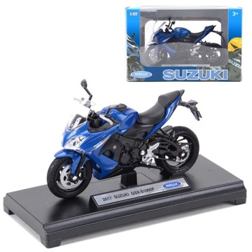 Suzuki GSX-S 1000F 2017 model skala 1:18 Welly