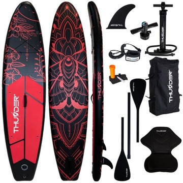 Deska SUP 320CM stabilna wytrzymała do pływania cały zestaw Thunder