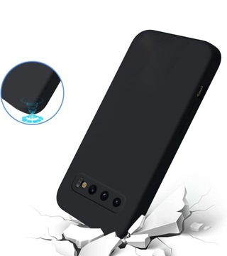ETUI DO SAMSUNG S10 SILIKON KOLOR SOFT CASE + FOLIA 3D