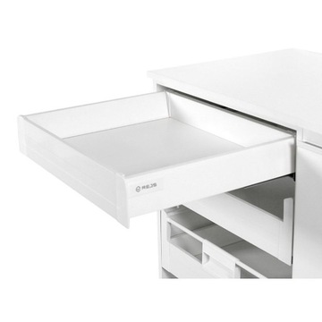 Rejs Comfort Box L500 H86 низкий ящик, белый, бесшумное закрывание