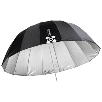 QUADRALITE Deep Space 165cm srebrny parasol paraboliczny haxagonalny