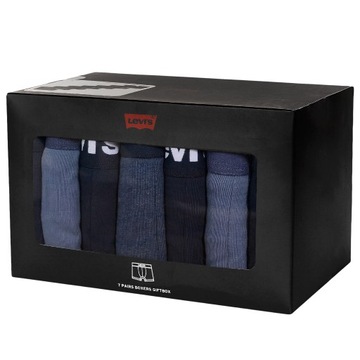 LEVI'S Zestaw Bokserki Męskie Na Prezent Bawełna 7Pak BOX Roz. M