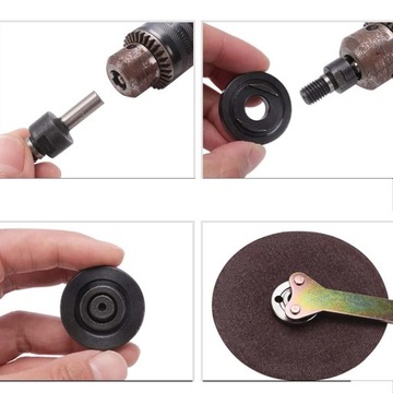 ADAPTER SZLIFIERKI ZESTAW KLUCZ NAKRĘTKI ADAPTERÓW ŁĄCZĄCYCH DO SZLIFIEREK