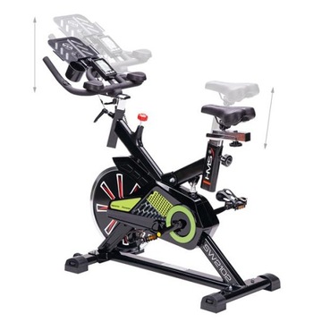 SW2102 ROWER SPINNINGOWY TRENINGOWY BLUETOOTH APLIKACJA 15 KG HMS