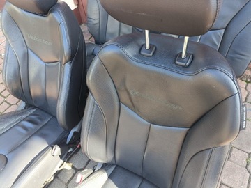 PĚKNÝ SEDADLA POHOVKA ZADNÍ KŮŽE HYUNDAI VELOSTER