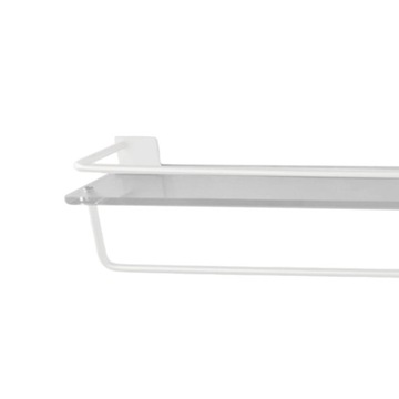 Плавающая полка для ванной комнаты Настенные подвесные полки для спальни белые 60 см
