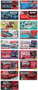 Baner Reklamowy Wzory 400x150cm - Projekt Gratis