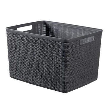 Curver koszyk JUTE L 20 L ciemny szary