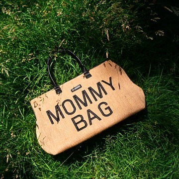 СУМКА ДЛЯ МАМЫ БОЛЬШАЯ ВМЕСТИТЕЛЬНАЯ ДЕТСКАЯ СУМКА ИЗ РАФИИ