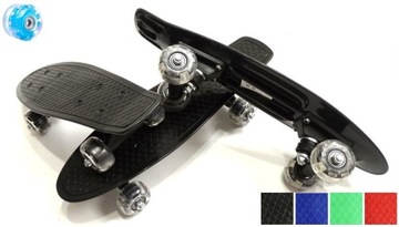 DESKOROLKA DESKA FISZKA MAŁA ŚWIECĄCE K&Oacute;ŁKA KOLORY