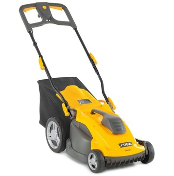 KOSIARKA Elektryczna STIGA 38 cm 1600 W Funkcja Mielenia KOSZ 40l 3w1 600m2