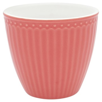 KUBEK PORCELANOWY latte Alice Coral Green Gate, 250 ml