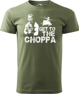 KOSZULKA T-SHIRT GET TO THE CHOPPA ARNOLD PREDATOR
