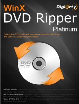 WINX DVD RIPPER Platinum Zgrywanie Filmów z Płyt - Dożywotnia