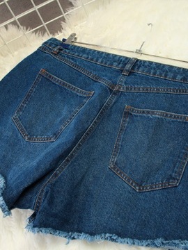 PAPAYA Spodenki jeans modne stylowe klasyczne niebieskie r. XXL 44