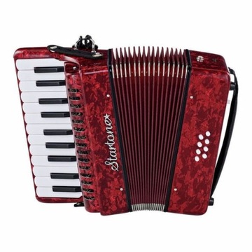 Startone Kids Accordion Red MKII Клавишный аккордеон детский + чехол
