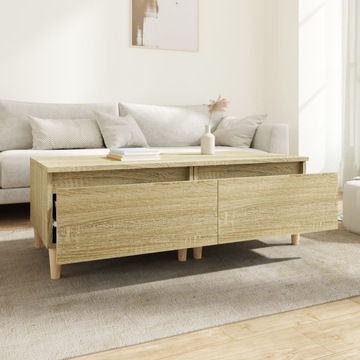 VidaXL Столики приставные, 2 шт, дуб Сонома, 50х46х3