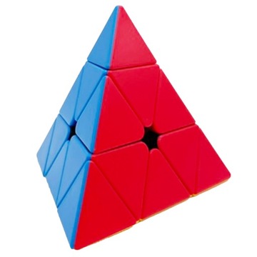 ORYGINALNA KOSTKA PIRAMIDA PROFESJONALNA SZYBKA KOSTKA PYRAMINX + PODSTAWKA