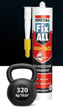 KLEJ USZCZELNIACZ SOUDAL FIX ALL HIGH TACK 290ml
