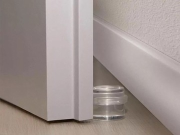 ДВЕРНОЙ СТОП-ЗАМОК ПРОЗРАЧНЫЙ САМОКЛЕЯЩИЙСЯ ЗАПОР x1