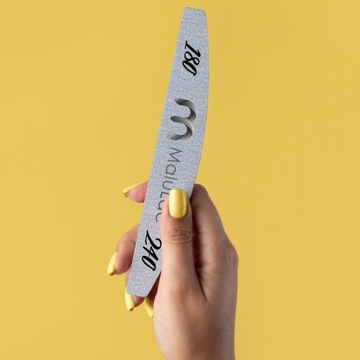 100 шт. пилочка для ногтей MaluLac Zebra 180 240 БЕЗОПАСНАЯ УПАКОВКА