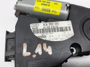 AUDI A8 D3 2002- MODUL MOTOREK STŘEŠNÍHO OKNA 4E0959591 STŘEŠNÍ MOTOR