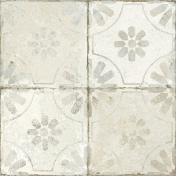 PŁYTKI PODŁOGOWE ŚCIENNE PATCHWORK VINTAGE TERAKOTA 45x45 FS BLUME WHITE