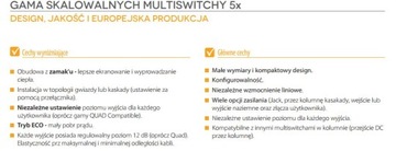 Мультипереключатель TELEVES 5/8 Nevoswitch Quattro 714503