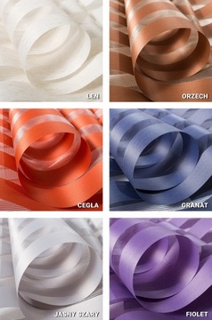 Рулонная штора день-ночь в готовом и сложенном виде, 114x150 DecoDesign