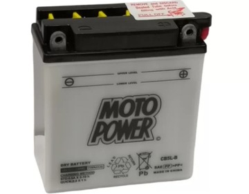 Motocyklowy akumulator 5Ah CB5L-B MOTOPOWER