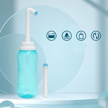 ПОРТАТИВНАЯ БУТЫЛОЧКА ДЛЯ ПОСЛЕРОДОВОГО ПРОМЫВАНИЯ, ЗЕЛЕНАЯ, 500 МЛ