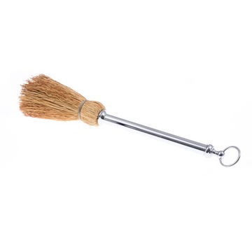 Kropidło niklowane srebrne z zawieszką 28 cm