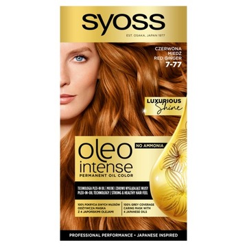 Syoss Oleo Intense Farba do włosów trwale koloryzująca z olejkami bez amoni