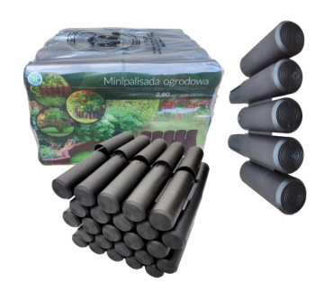 PALISADA Płotek Rollborder 2,8m C.BRĄZ obrzeże