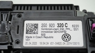 PŘÍSTROJOVÁ DESKA BUDÍKY VIRTUAL VW TAIGO 1.5 TSI 2G0920320C