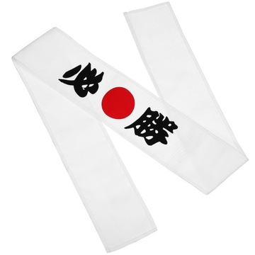 SZTUKI WALKI BIAŁA opaska na głowę-opaska (musi wygrać) SUSHI CHEF
