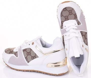 MODNE LEKKIE SNEKAERSY WYGODNE DAMSKIE BUTY SPORTOWE