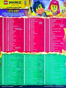 LEGO NINJAGO - ALBUM NA KARTY - Seria 10 - KRWAWY KSIĘŻYC NOWY