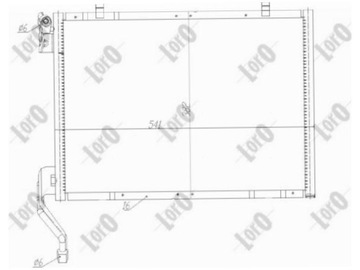 CHLADIČ KLIMATIZACE FORD FIESTA VI 1.6 TDCI 10-