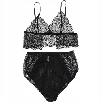 Damska bielizna bikini Lady Sheer Black